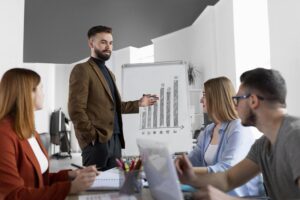 Book meetings via meeting room booking app